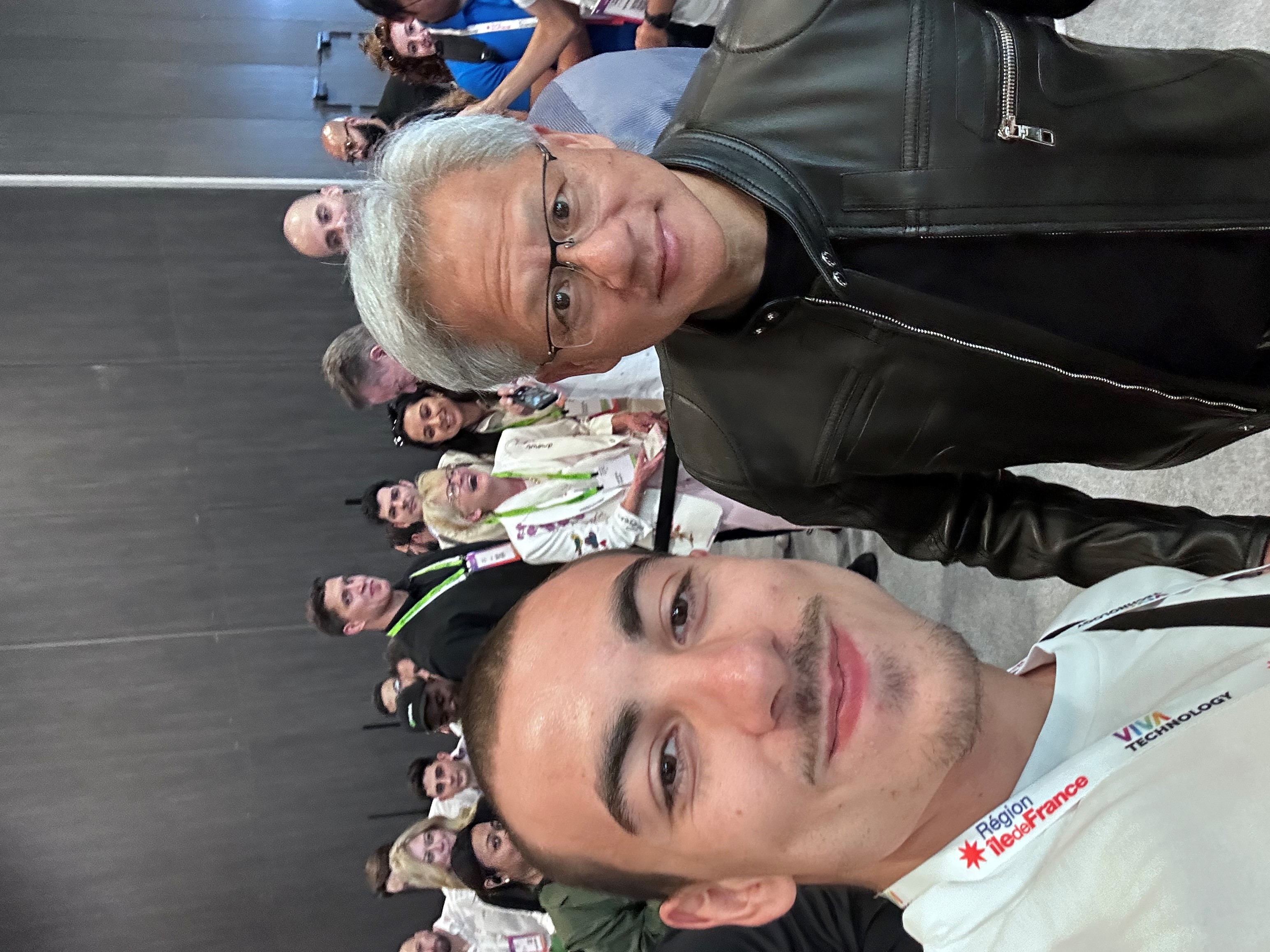 Deremy with Jensen Huang at VivaTech Paris